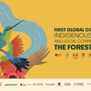 official illustrated poster for the Forest Basins Congress 2025