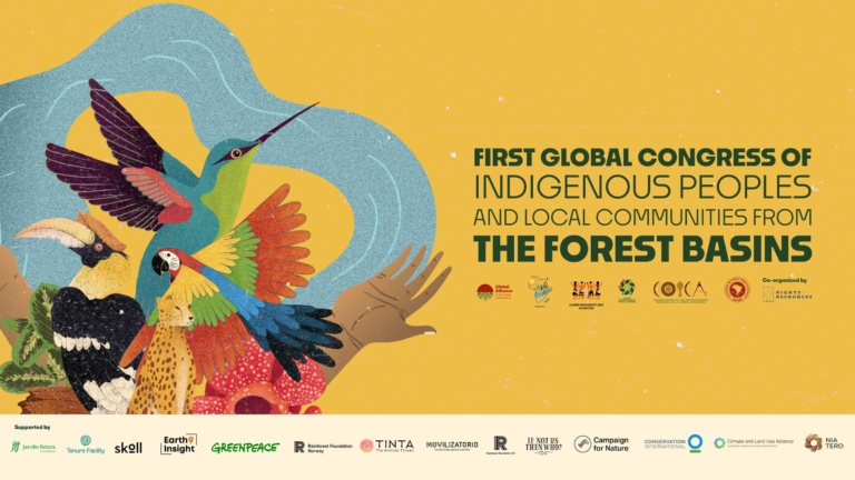 official illustrated poster for the Forest Basins Congress 2025