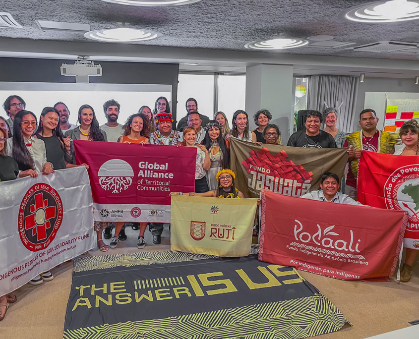 group org reps with banner